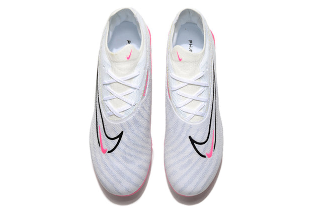 Chuteira Nike Campo Phantom GX Elite FG - Branco/Rosa