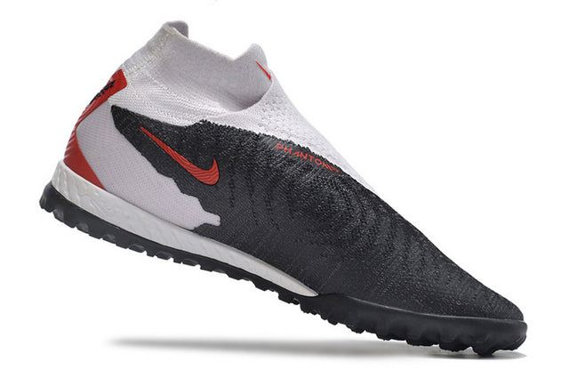 Chuteira Nike Phantom GX DF Society TF - Branco/Preto
