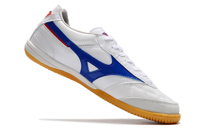 Chuteira Mizuno Morelia Sala Futsal - Branco/Azul