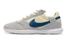 Chuteira Nike Street Gato Futsal IC - Bege/Azul