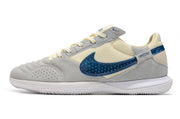 Chuteira Nike Street Gato Futsal IC - Bege/Azul