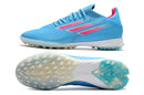 Chuteira Adidas X Speedflow.1 Society TF - Azul Claro/Branco