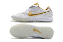 Chuteira Nike Tiempo 10R Society - Branco/Dourado