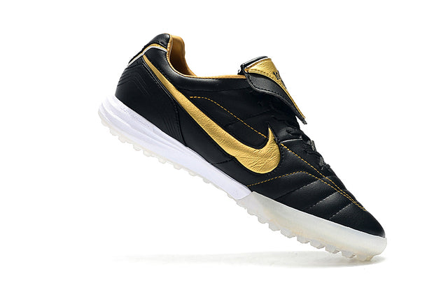 Chuteira Nike Tiempo 10R Society - Preto/Dourado