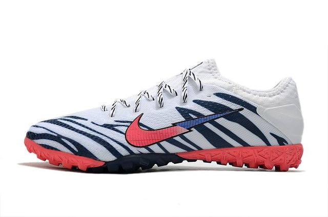 Chuteira Nike Mercurial Vapor 13 Society - Branco/Azul