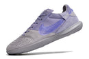 Chuteira Nike Street Gato Futsal IC - Cinza/Roxo