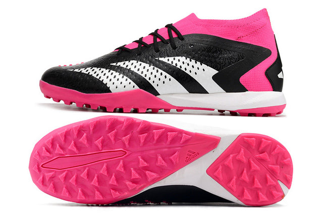 Chuteira Adidas Predator Accuracy.1 Society - Preto/Rosa