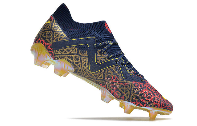 Chuteira Puma Future Ultimate FG - Azul/Amarelo