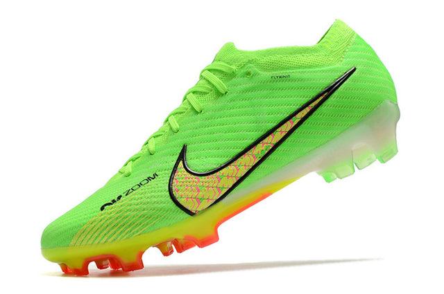 Chuteira Nike Air Zoom Mercurial Vapor 15 Elite FG - Verde/Rosa