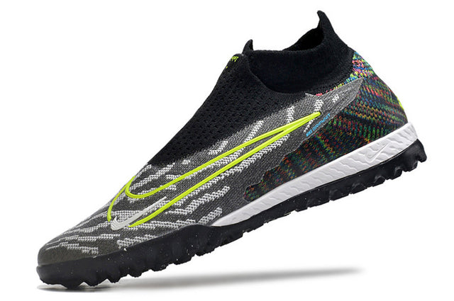 Chuteira Nike Phantom GX DF Society TF - Preto/Verde