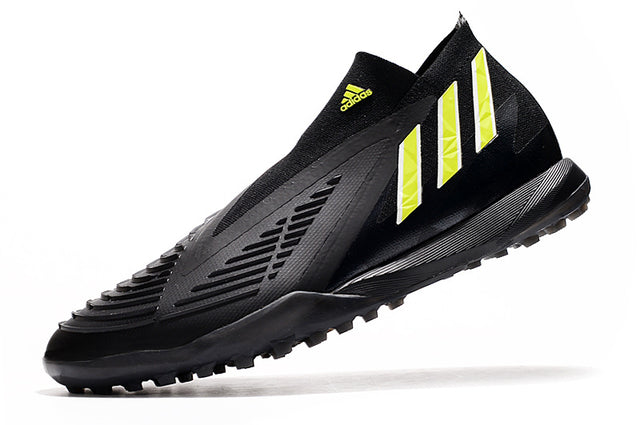 Chuteira Adidas Predator Edge+ Society TF - Preto/Amarelo