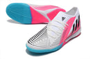 Chuteira Adidas Predator Edge.3 Futsal IC - Rosa/Branco