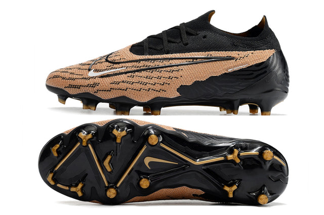 Chuteira Nike Campo Phantom GX Elite FG - Marrom/Preto