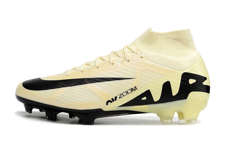Chuteira Nike Air Zoom Mercurial Superfly 9 Elite Campo - Bege