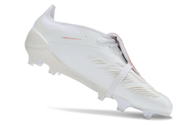Chuteira Adidas Predstrike Elite Campo - Branco/Vermelho