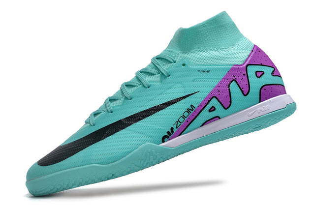 Chuteira Nike Mercurial Superfly 9 Elite Futsal IC - Azul/Roxo