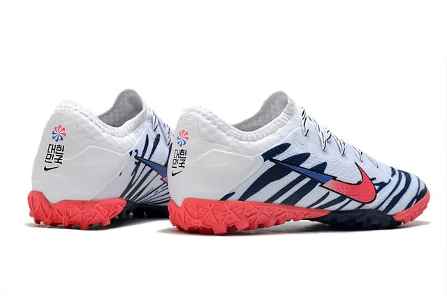 Chuteira Nike Mercurial Vapor 13 Society - Branco/Azul