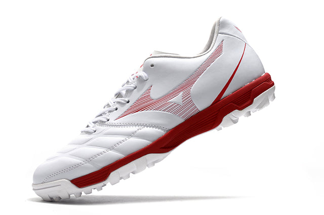 Chuteira Mizuno Rebula 3 Society - Branco/Vermelho