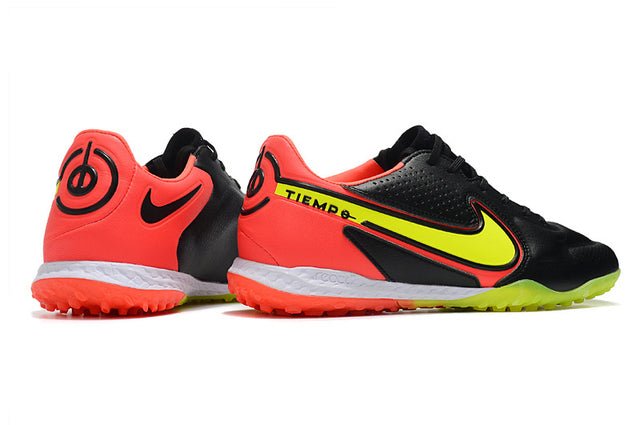 Chuteira Nike Tiempo 9 Pro Society - Preto/Laranja