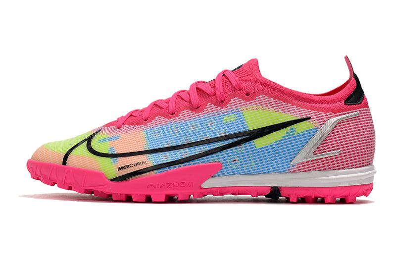 Chuteira Nike Mercurial Vapor 14 Society - Rosa/Azul