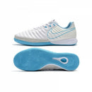 Chuteira Nike Tiempo Legend 7 Finale Futsal - Branco/Azul