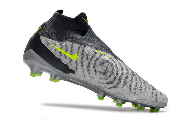 Chuteira Nike Campo Phantom GX Elite FG - Cinza/Verde