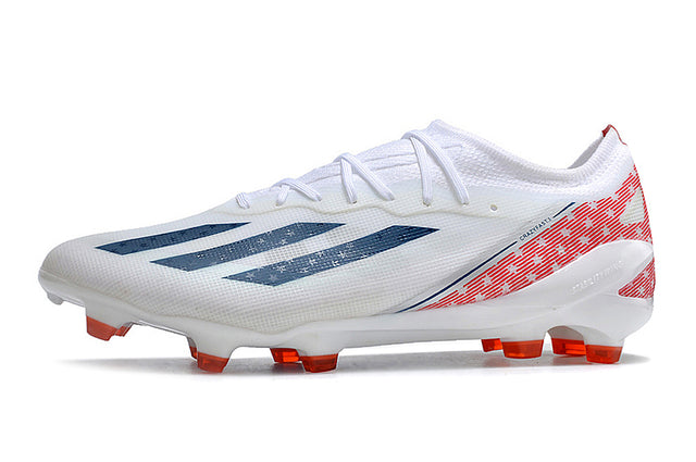 Chuteira Adidas X CrazyFast.1 FG - Branco/Azul
