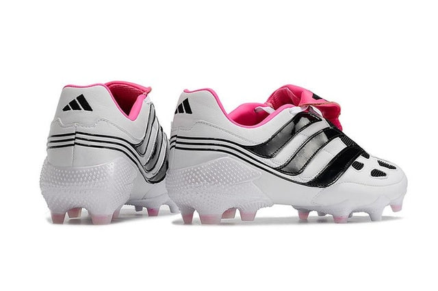 Chuteira Adidas Predator Precision FG - Branco/Rosa