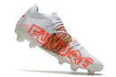 Chuteira Puma Future Z 1.1 Campo FG/AG - Branco/Laranja