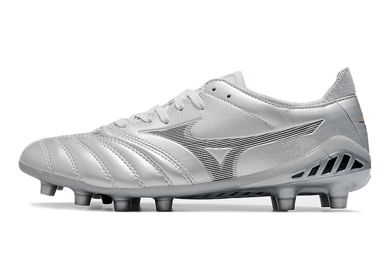 Chuteira Mizuno Morelia Neo 3 Campo FG - Prata