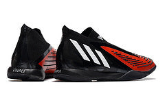 Chuteira Adidas Predator Edge+ Futsal IC - Preto/Vermelho