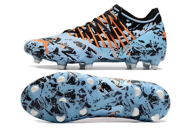 Chuteira Puma Future Z 1.4 Campo FG/AG - Azul/Preto