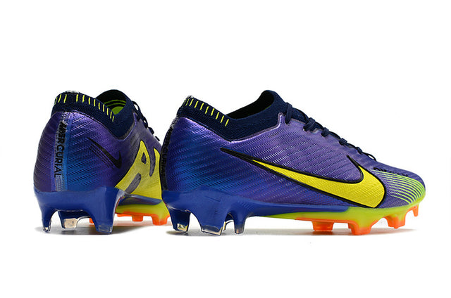 Chuteira Nike Air Zoom Mercurial Vapor 15 Elite FG - Azul/Amarelo
