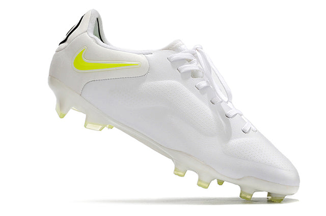 Chuteira Nike Tiempo 9 Elite Campo FG - Branco/Preto