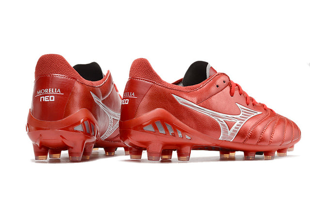 Chuteira Mizuno Morelia Neo 3 Campo FG - Vermelho