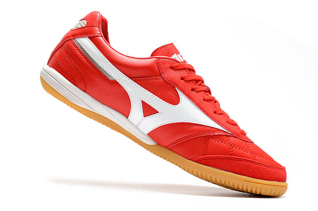 Chuteira Mizuno Morelia Sala Futsal - Vermelho/Branco
