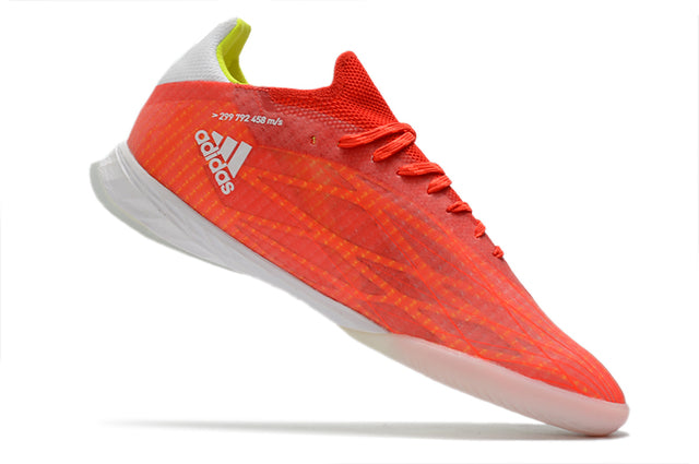 Chuteira Adidas X Speedflow.1 Futsal - Vermelho/Branco