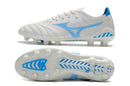 Chuteira Mizuno Morelia Neo 3 Campo FG - Branco/Azul