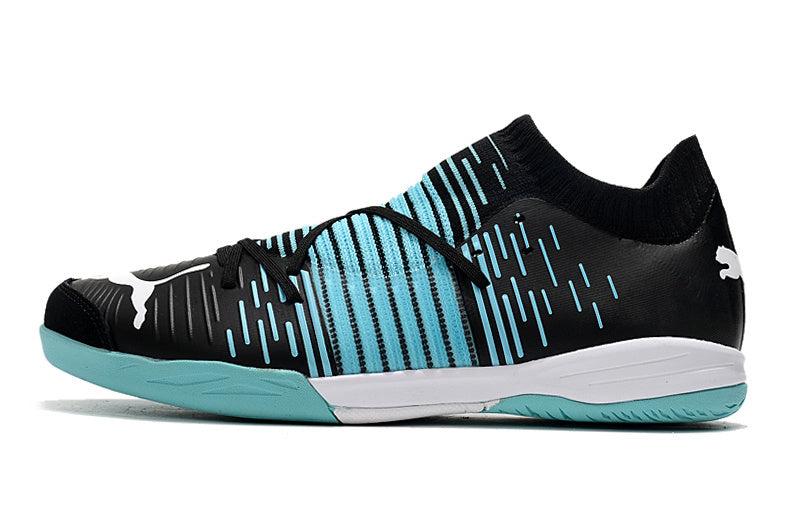 Chuteira Puma Future Z 1.1 Pro Cage - Preto/Azul/Branco