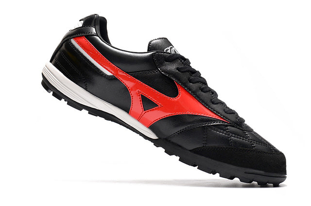 Chuteira Mizuno Morelia Neo Sala Society - Preto/Vermelho