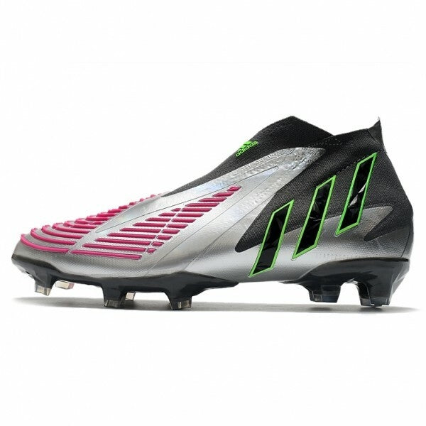 Chuteira Adidas Predator Edge+ FG - Preto/Prata